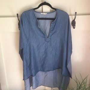 Denim poncho!